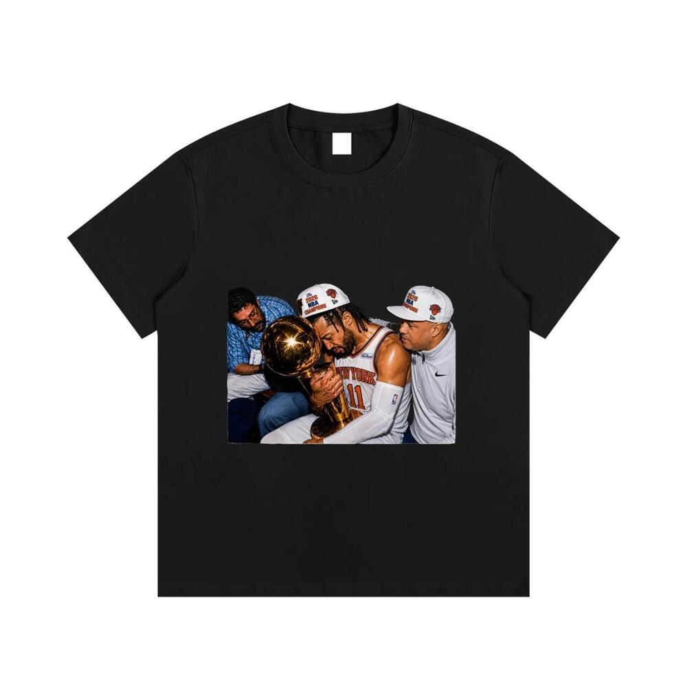 Knicks Brunson Championship Jordan Tribute - Essential Cotton T-Shirt